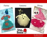 Ana y Botón: Florista - Fantasma - Minnie 
