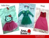 Ana y Botón: Hello Kitty - Rana - Heidi 