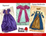 Ana y Botón: Rapunzel - Damas Medievales 